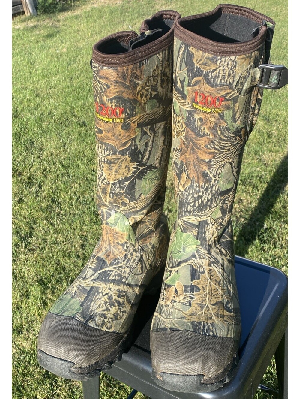 Cabela's Zoned Comfort 1200g Thimsulate Ultra Hunting Boots Mens 12 Seclusion 3D